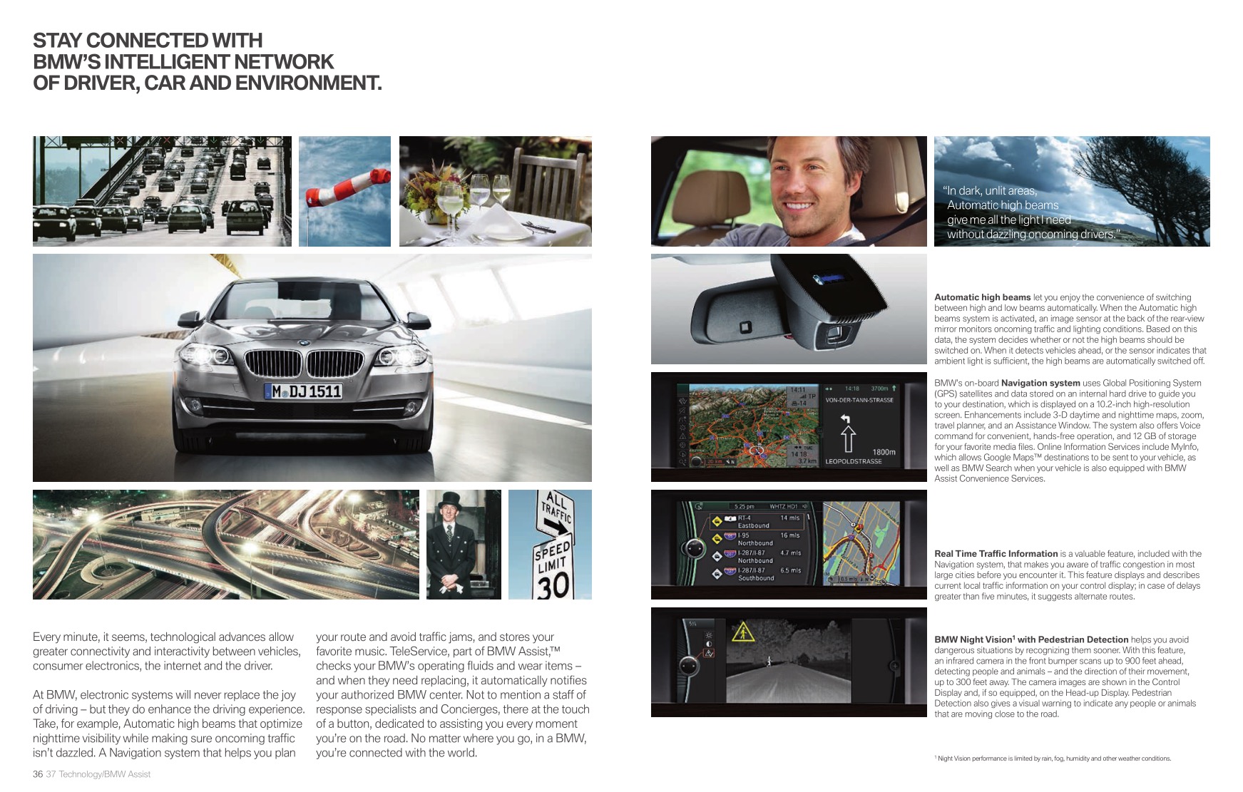 2011 BMW 5-Series Brochure Page 8